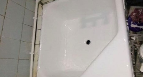 Обновление душевого поддона акрилом | Беляево